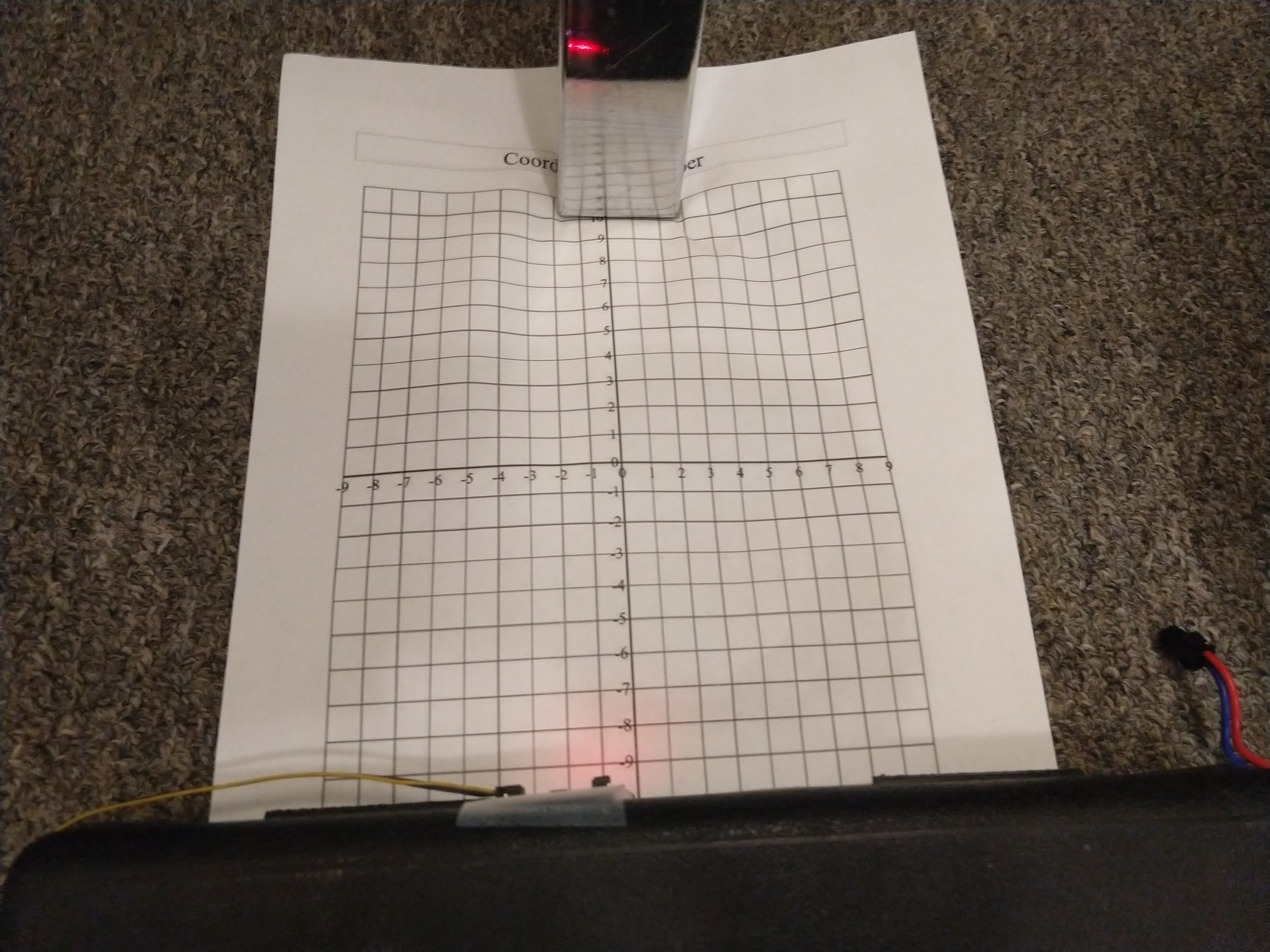 Picture of desk-leg measurement