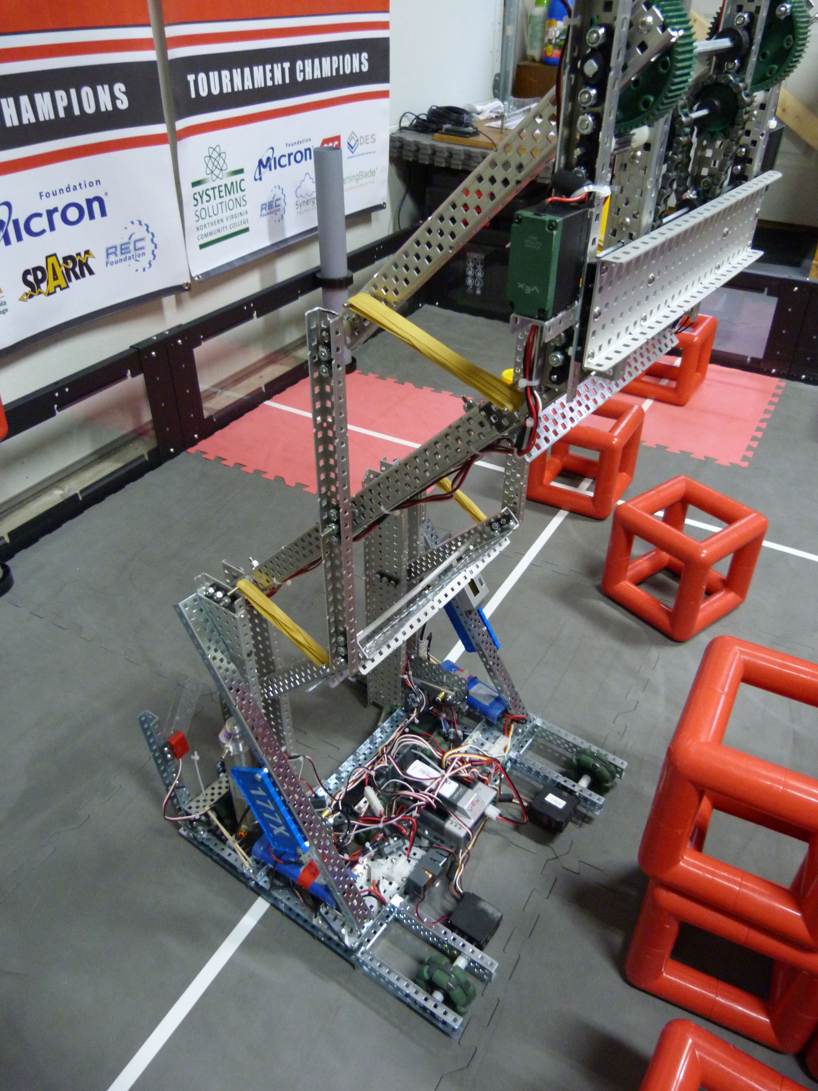 Close-up of Overdrive 2 Linkage
