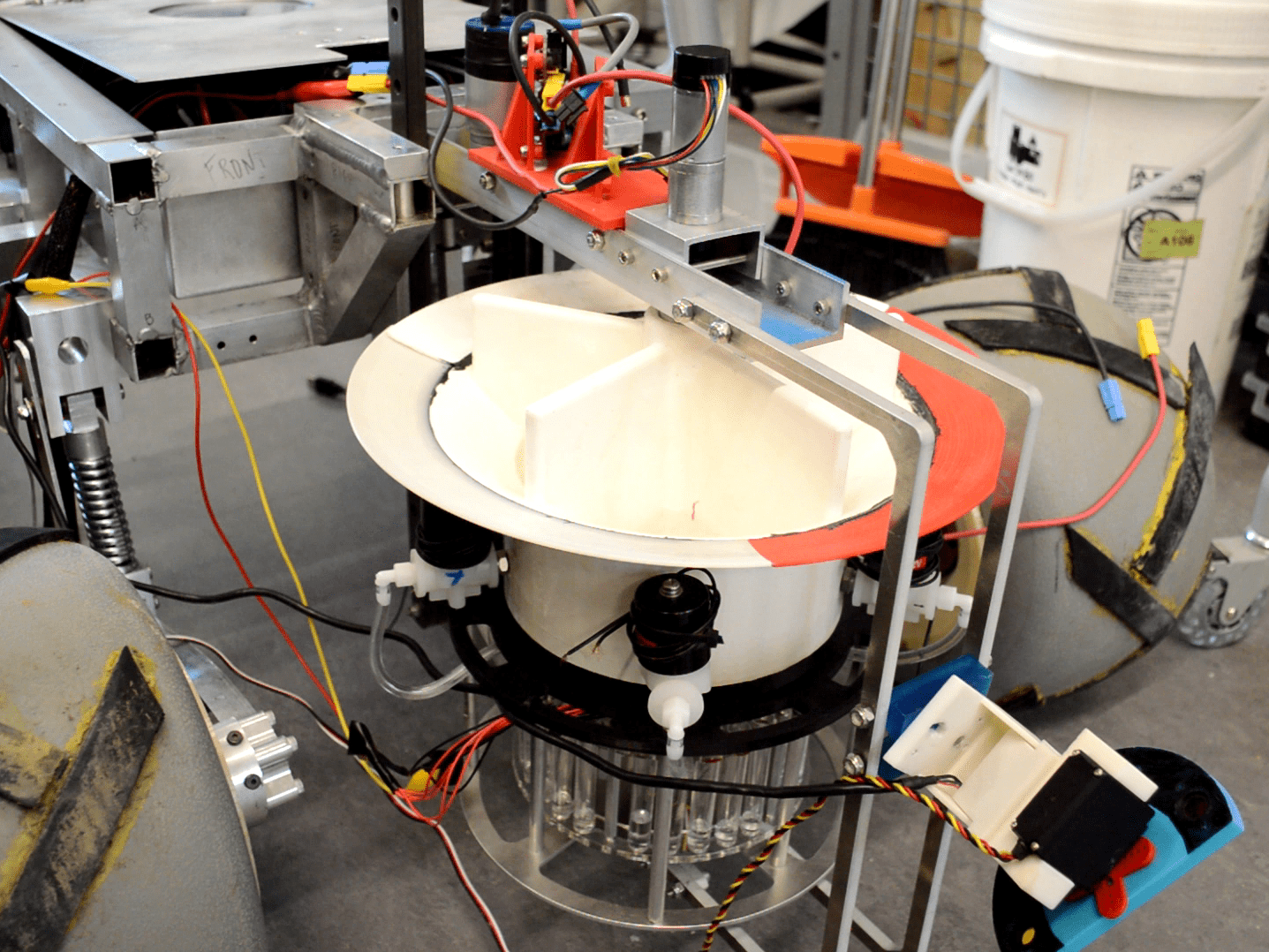 Testing of on-board science lab